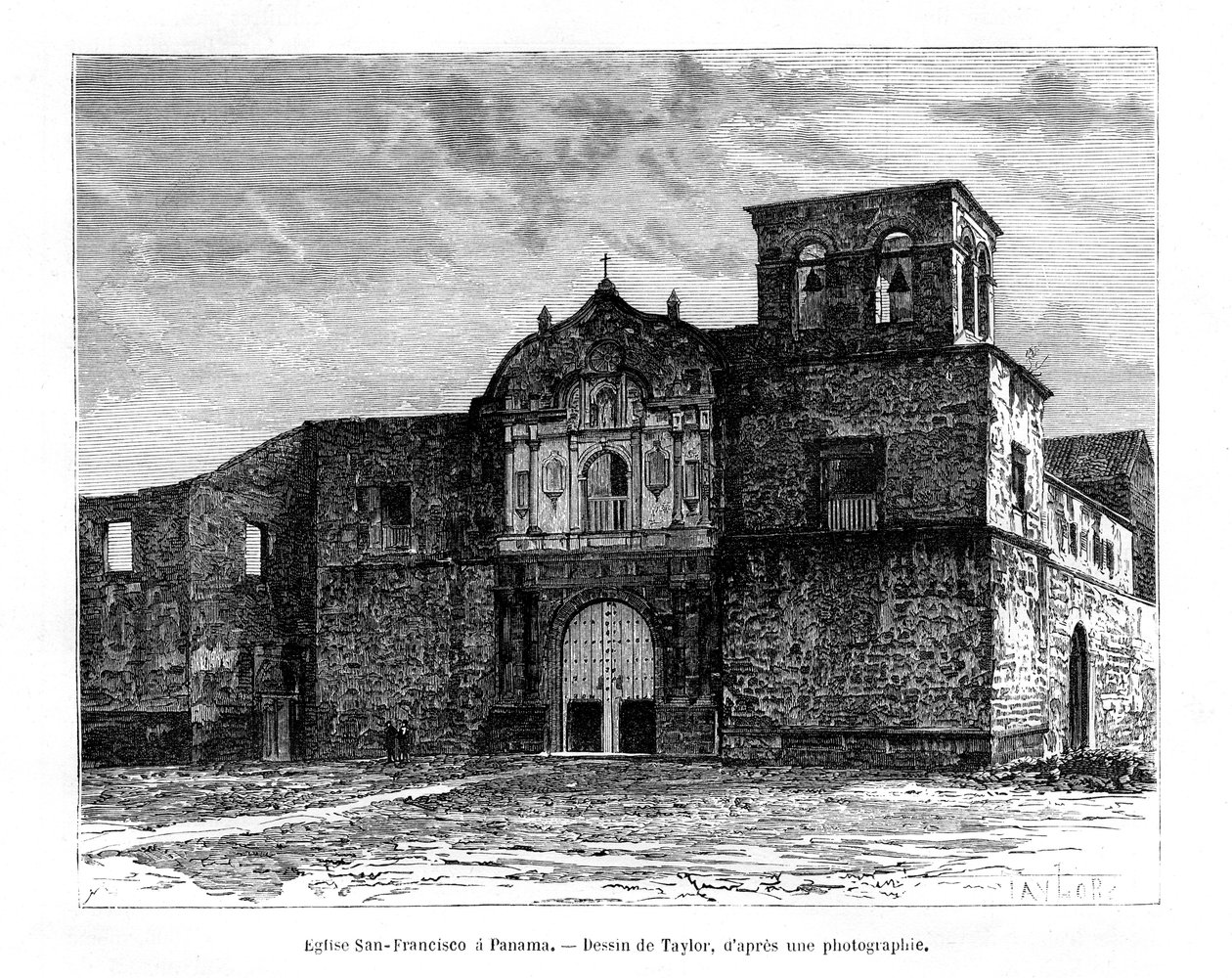 Church of San Francisco, Panama, Central America by Taylor
