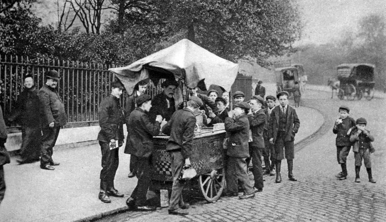 Italian ice cream or hoky seller, London by Taylor