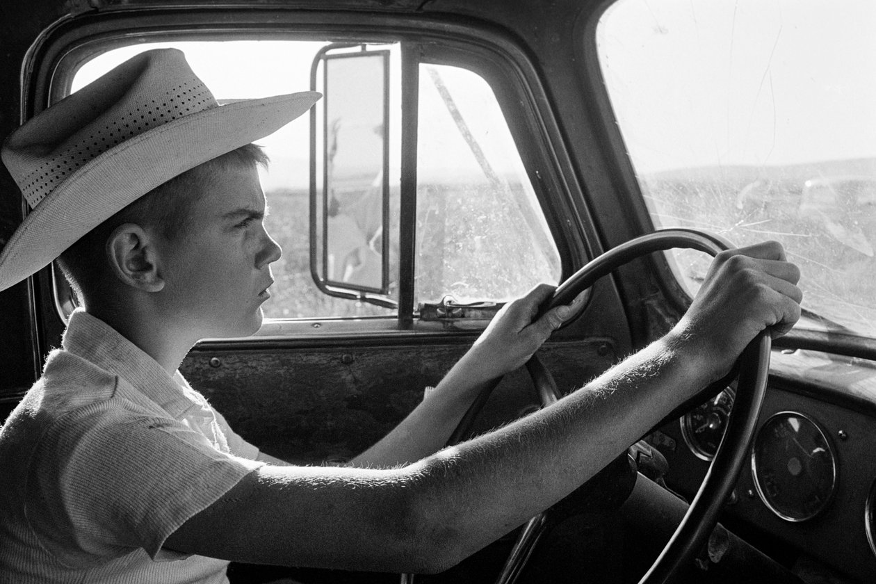 Family farmer Ed Ker at A.M. Ker Ranch is an agricultural homesteader growing alfalfa by Ted Spiegel