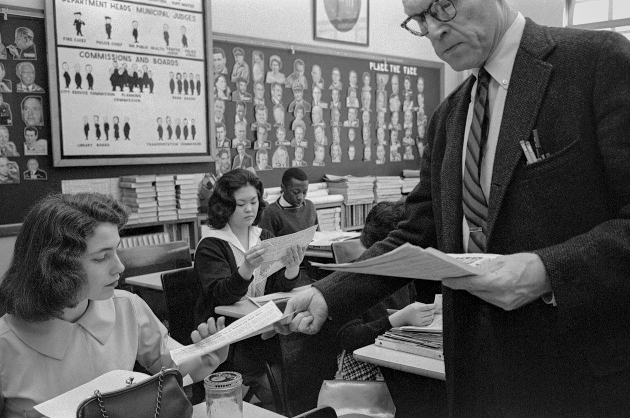 James A. Garfield High School, an urban public school in Seattle, Washington, in 1960 by Ted Spiegel