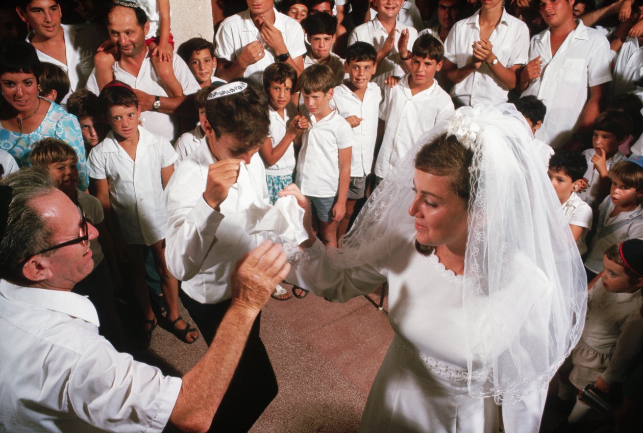 Kibbutzniks Dancing Around Bride and Groom by Ted Spiegel