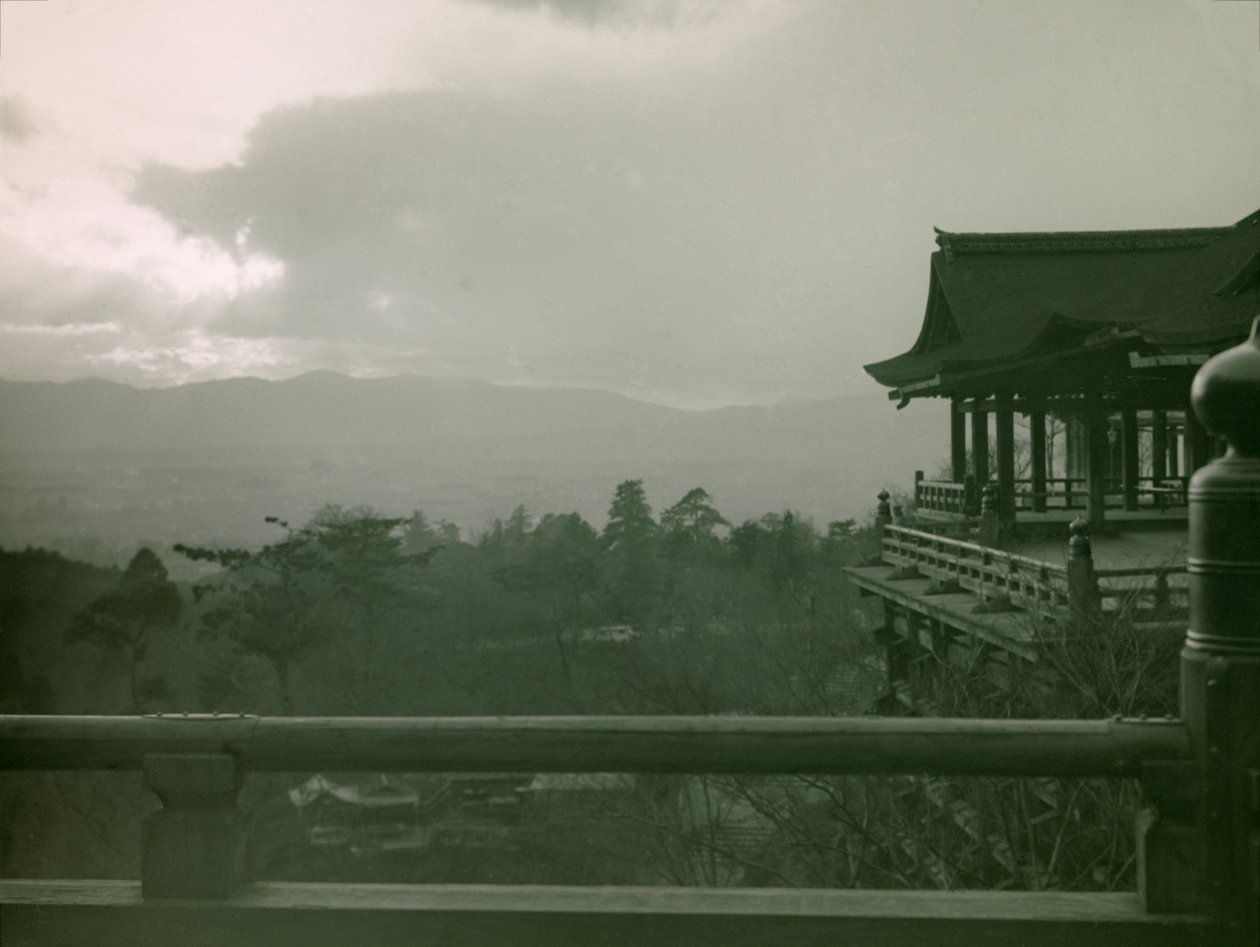 Kiyomizu-dera Temple in Kyoto, circa 1900 - 1915 by Teijiro Takagi