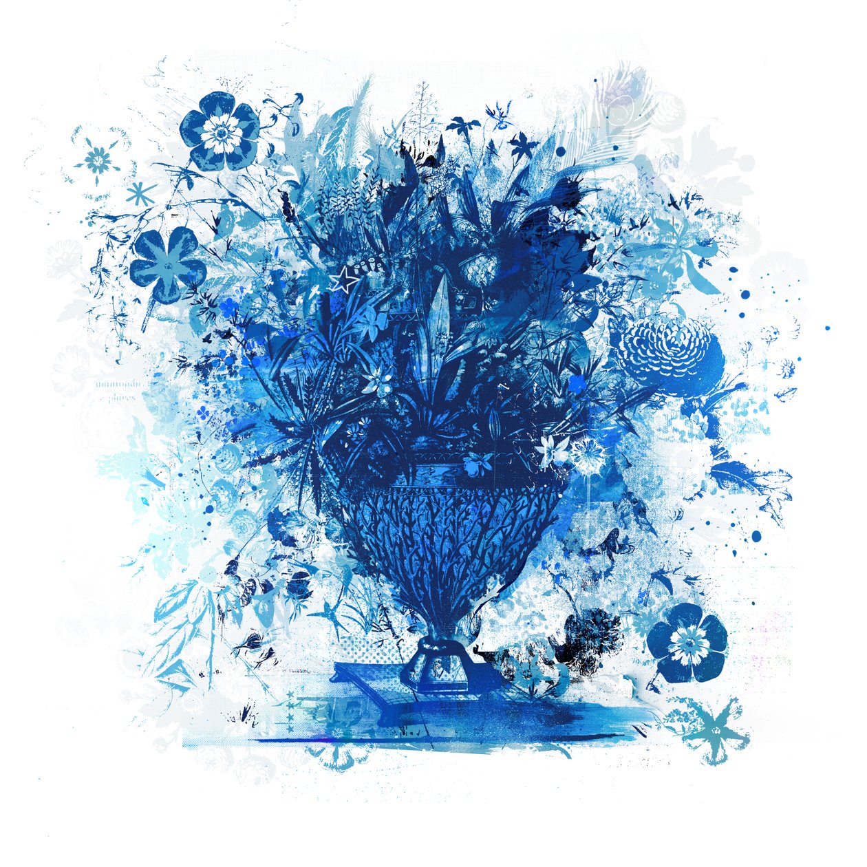 Bouquet in Blue by Teis Albers