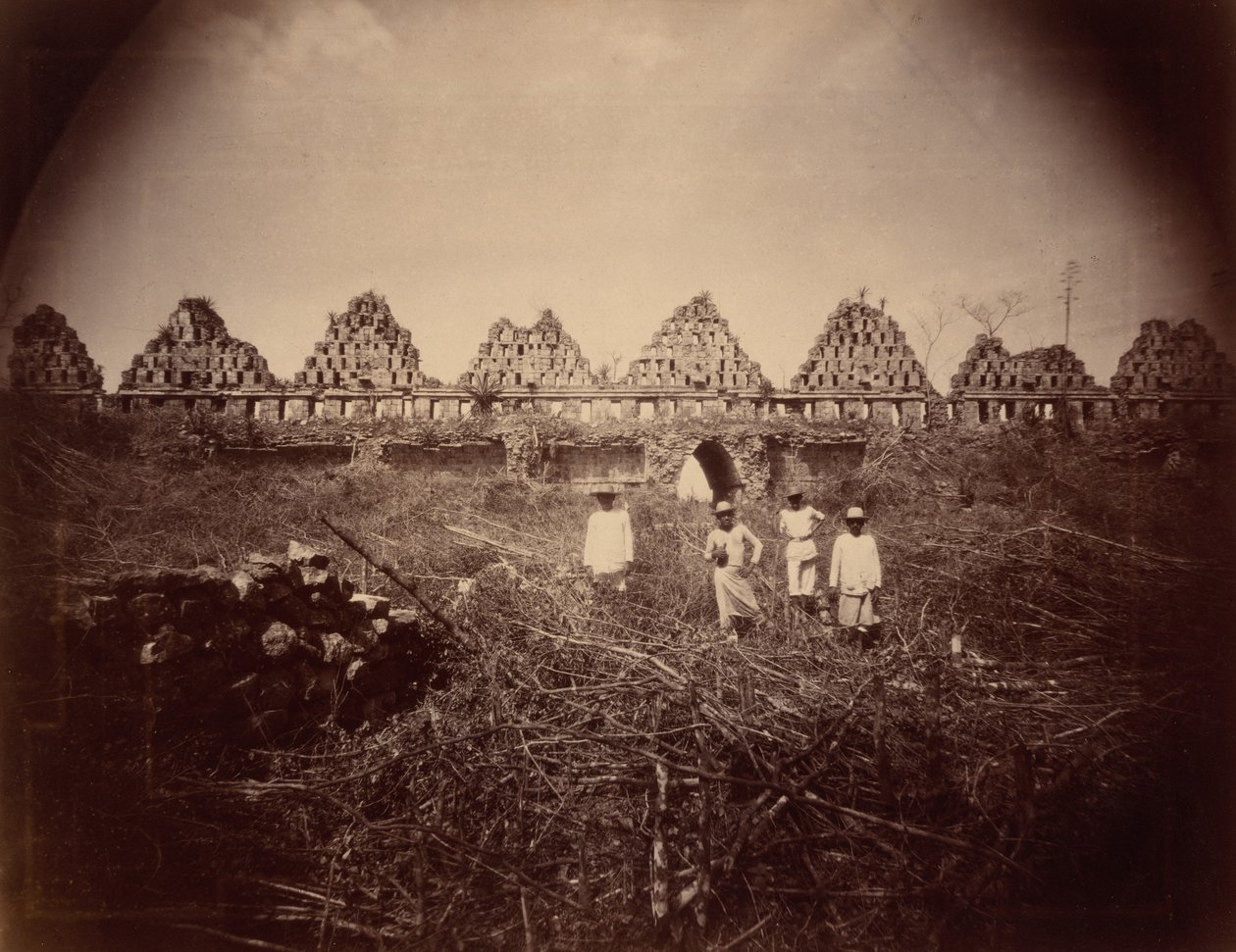 The Palace of the Pigeons, Uxmal, 1893 by Teoberto Maler