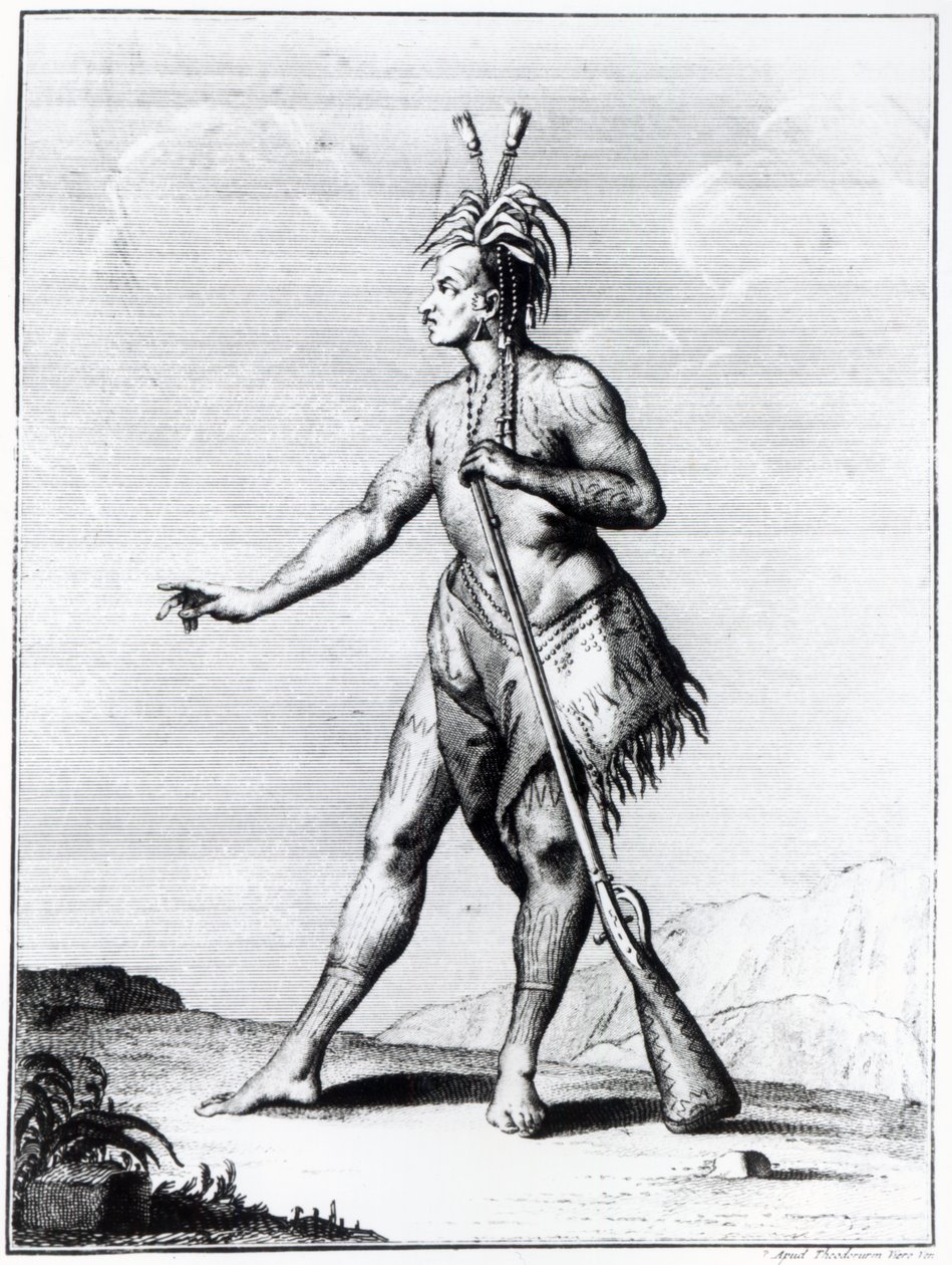 Iroquois Man, Inhabitant of Canada by Teodoro Viero
