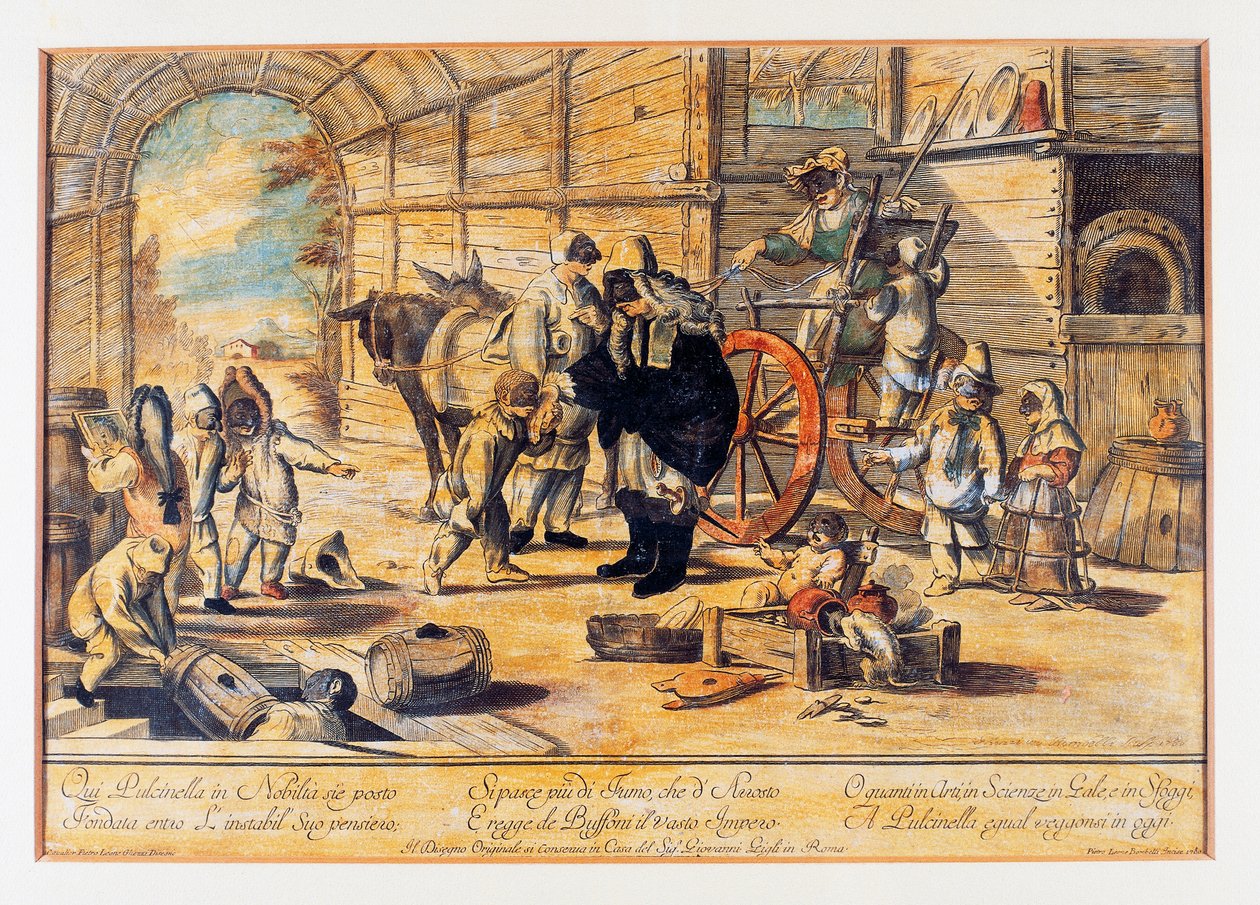 Nobility of Pulcinella by Blaise Nicolas Le Sueur