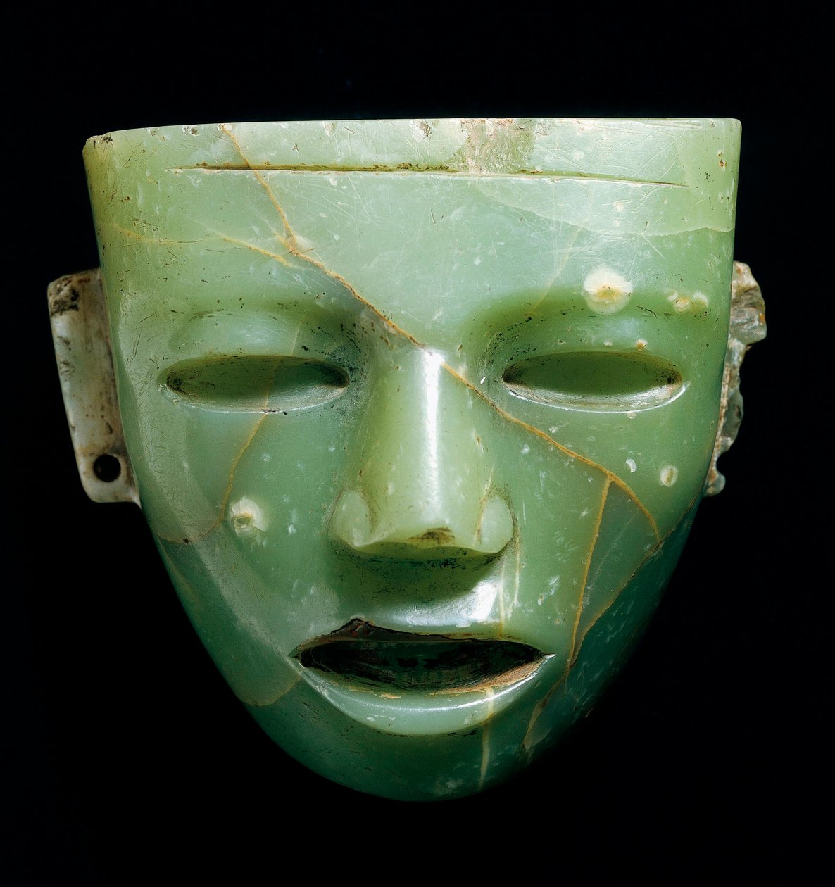 Jade Mask, Teotihuacan Art from Mexico, circa 250-600 by Teotihuacan Teotihuacan