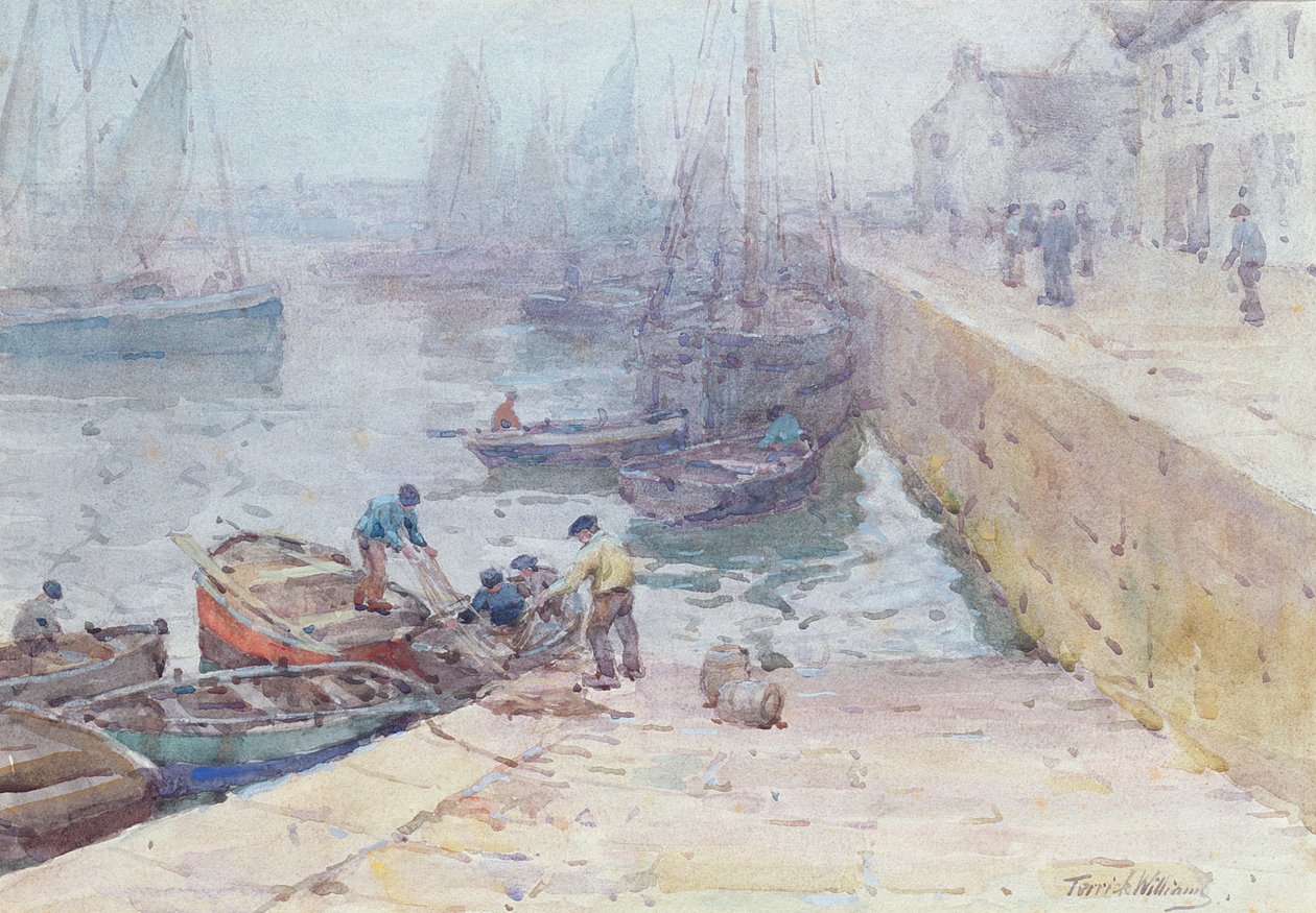 A Grey Morning, Audierne, Brittany by Terrick Williams