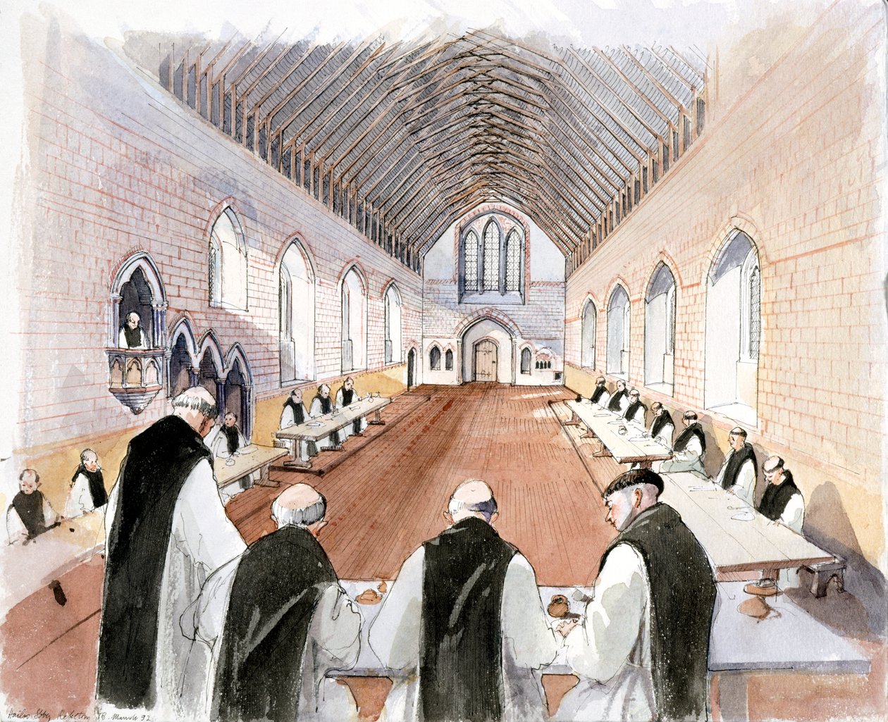 Hailes Abbey, 13th century by Terry Ball