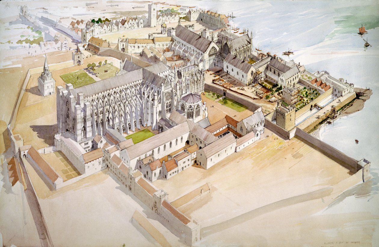 Jewel Tower, Westminster by Terry Ball