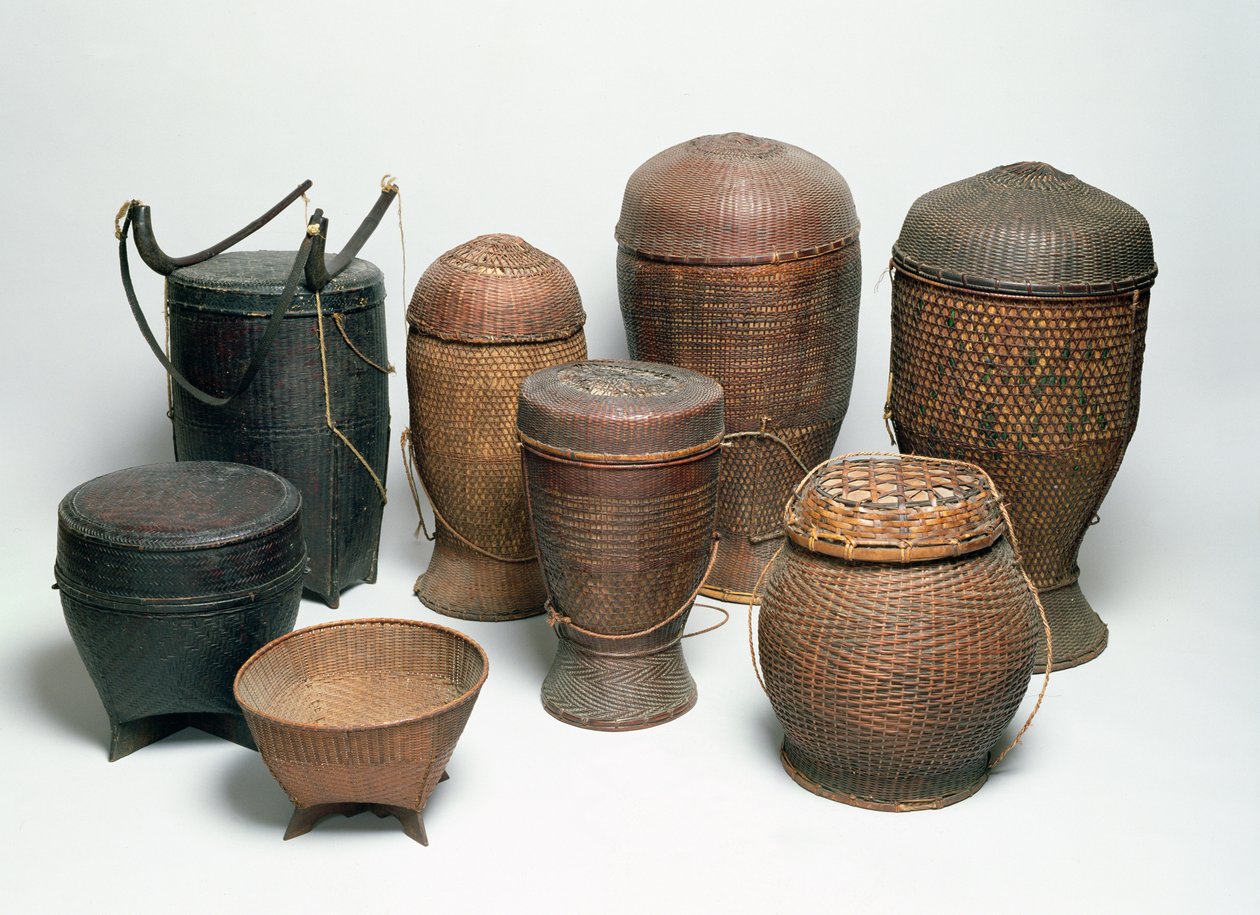Karen Baskets, Northern Thailand by Thai