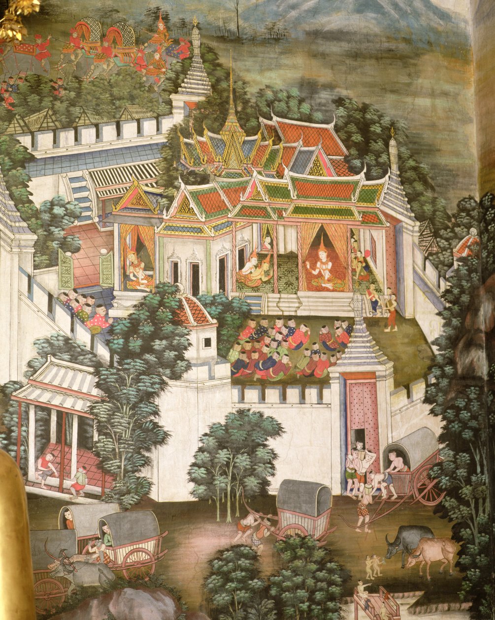 A Fortified Palace by Thai School
