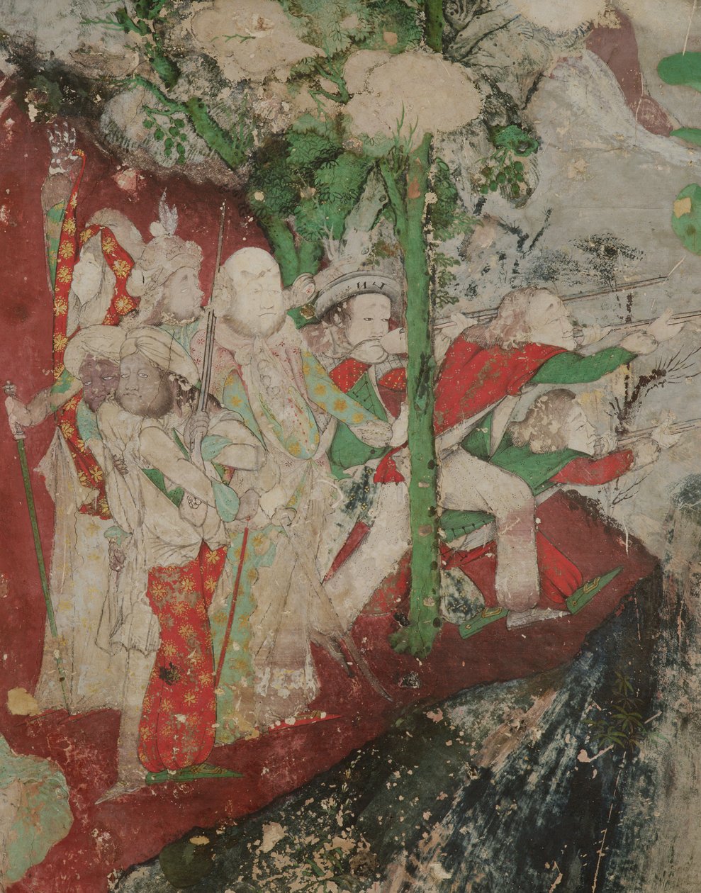 Western Mercenaries, Wat Suwannaram, Thonburi by Thai School