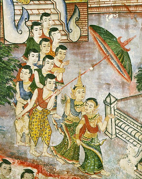 Wiharn Laikarn, episode from Jataka Sang Thong by Thai School