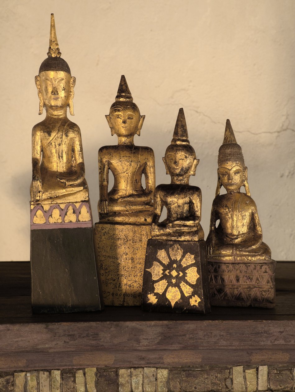 Wooden Votive Buddhas, Northern Thailand by Thai School