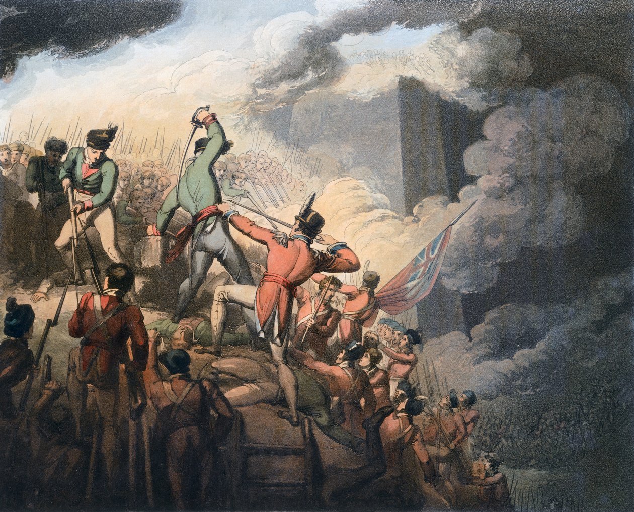 Battle of Badajoz, Spain, 6th April 1812 by Thales Fielding