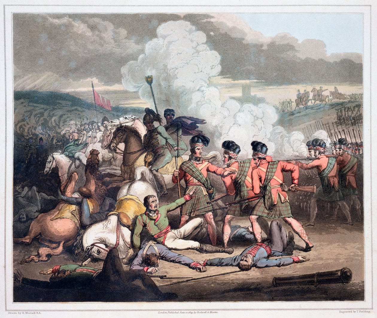 Battle of Vimeiro, Portugal, 1st August 1808 by Thales Fielding