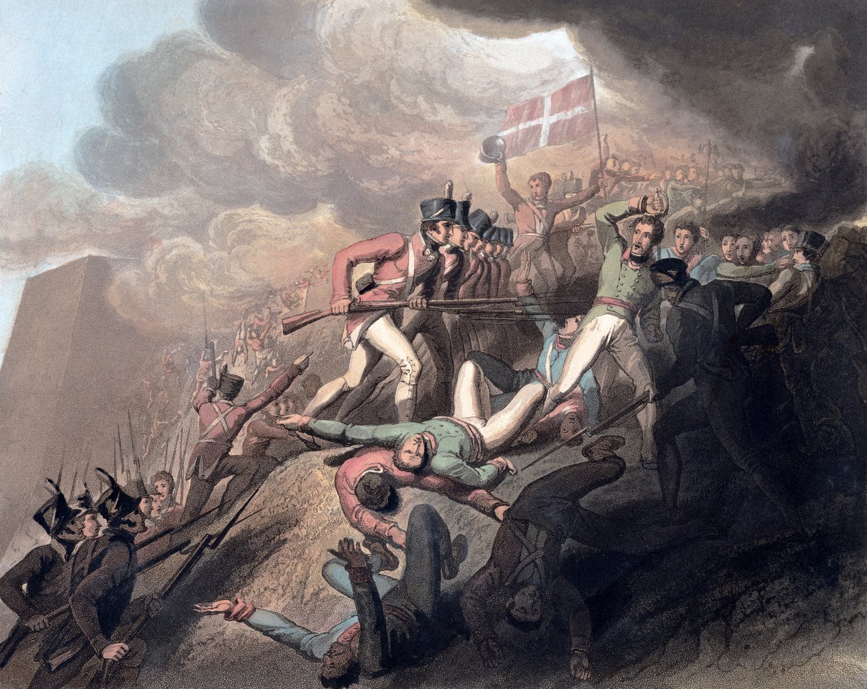 Capture of San Sebastian, Spain, 31st August 1813, 1819 by Thales Fielding