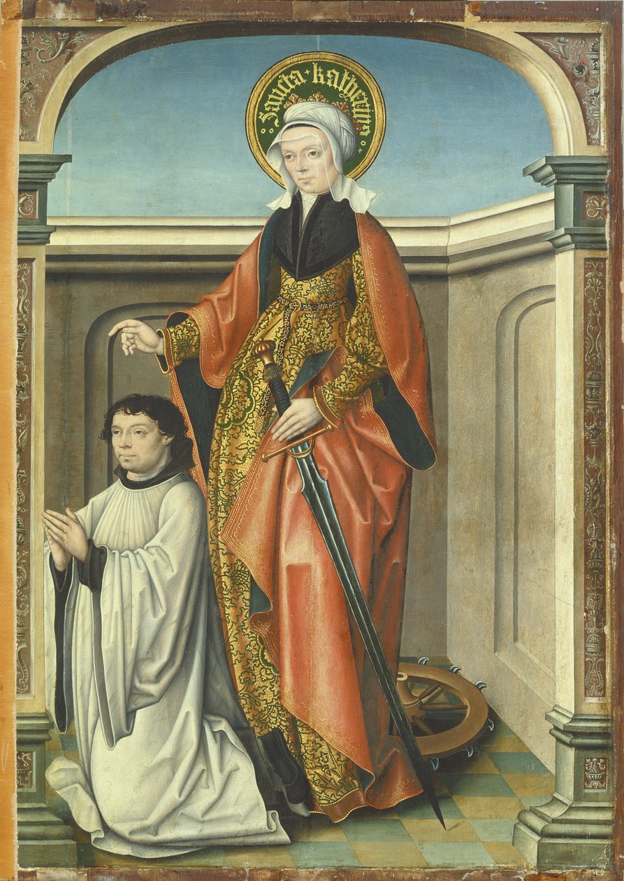 St. Catherine of Alexandria by The Master of Kappenberg The Master of Kappenberg