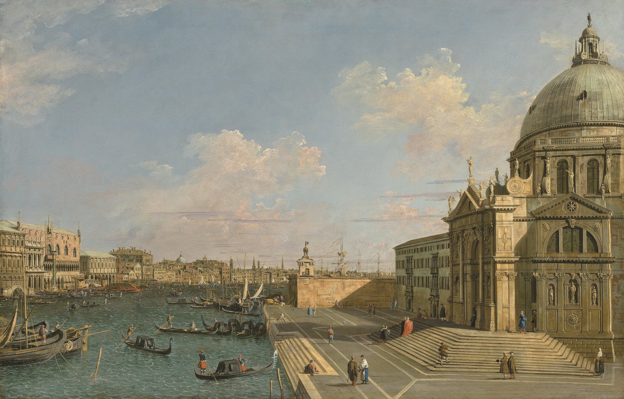 Entrance to the Grand Canal, Venice, Looking East, c.1730s by The Bateman Master