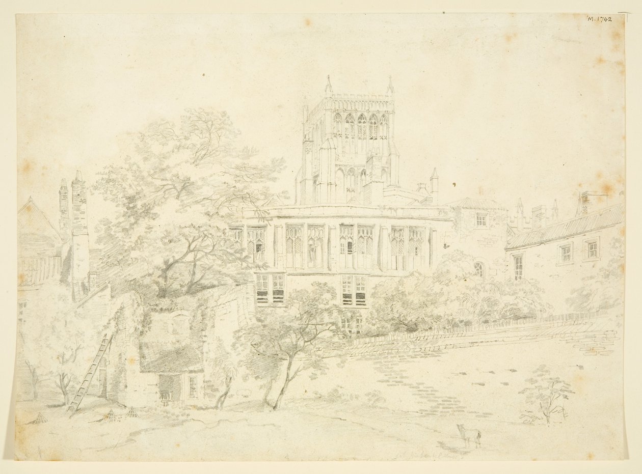 Garden Front of one of the Prebendal Houses by The Rev. John Eagles