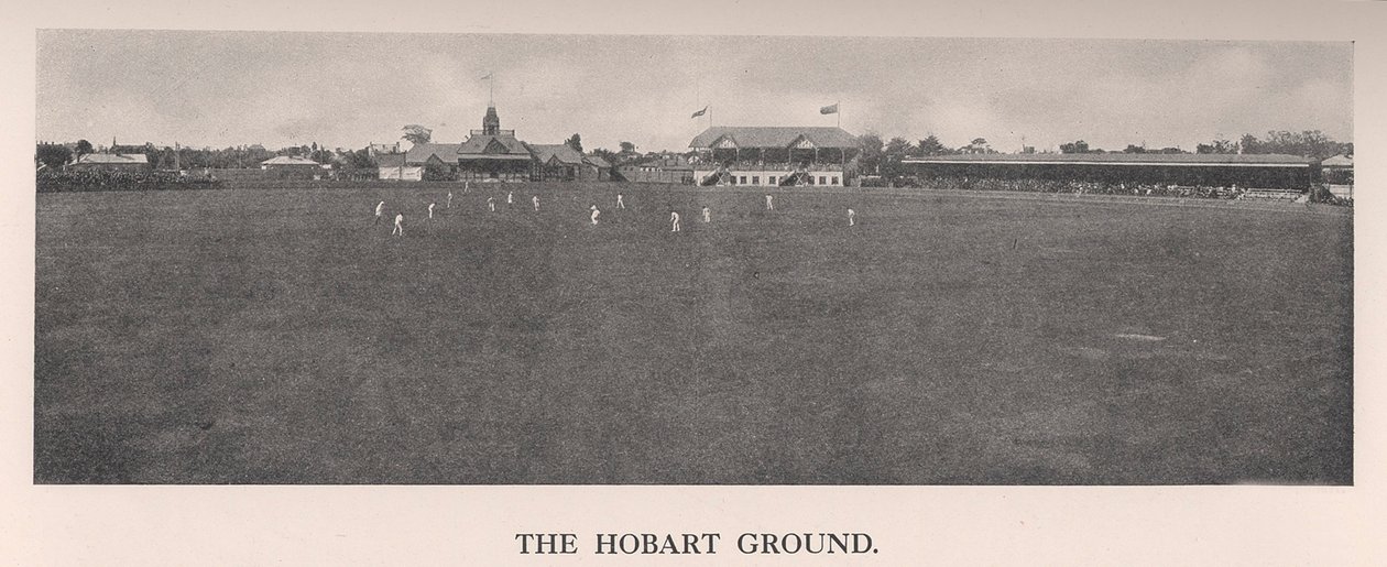 The Hobart Cricket Ground, Tasmania, Australia by The Sydney Daily Telegraph