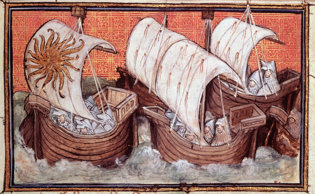 The Fleet of Richard II departs from Ireland, Histoire du Roy d