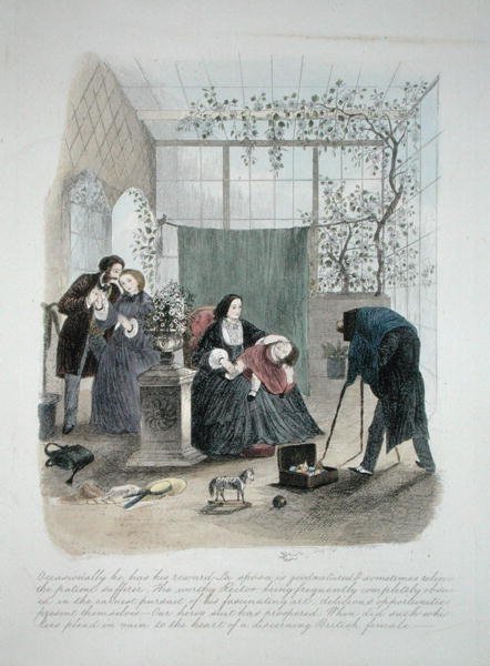 Illustration from Visitation of a London Exquisite to his Maiden Aunts in the Country, published 1859 by Theo Theo