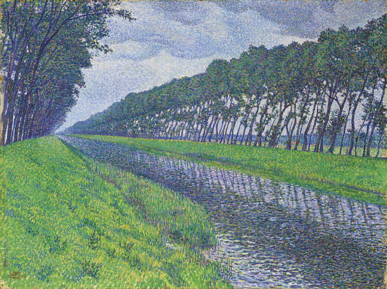 Canal in Flanders by Théo van Rysselberghe