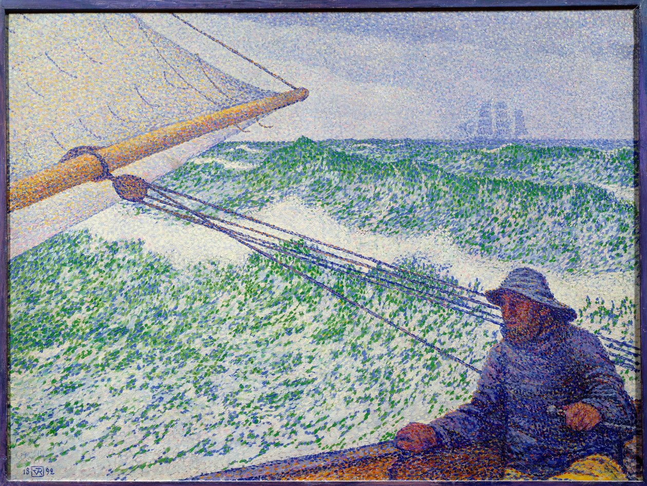 The man at the helm by Théo van Rysselberghe