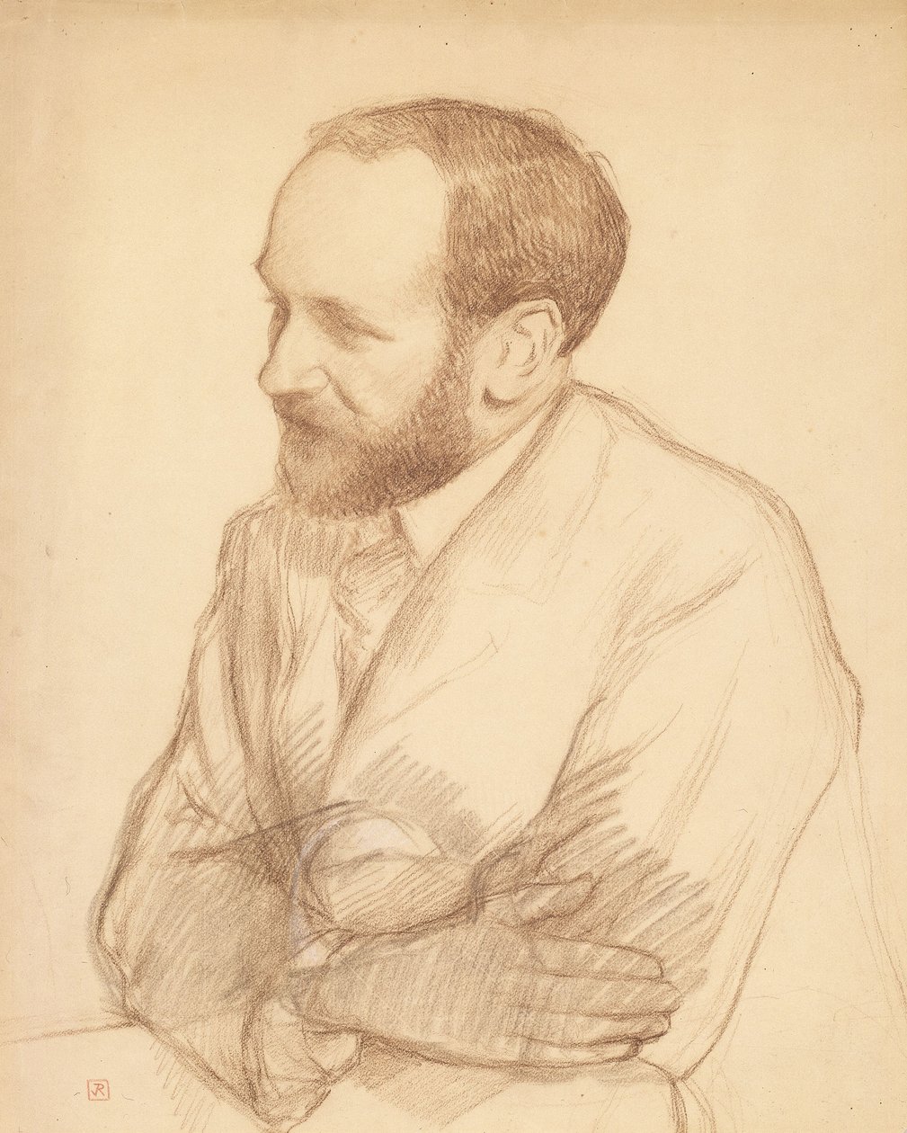 Portrait of Henri Ghéon by Théo van Rysselberghe