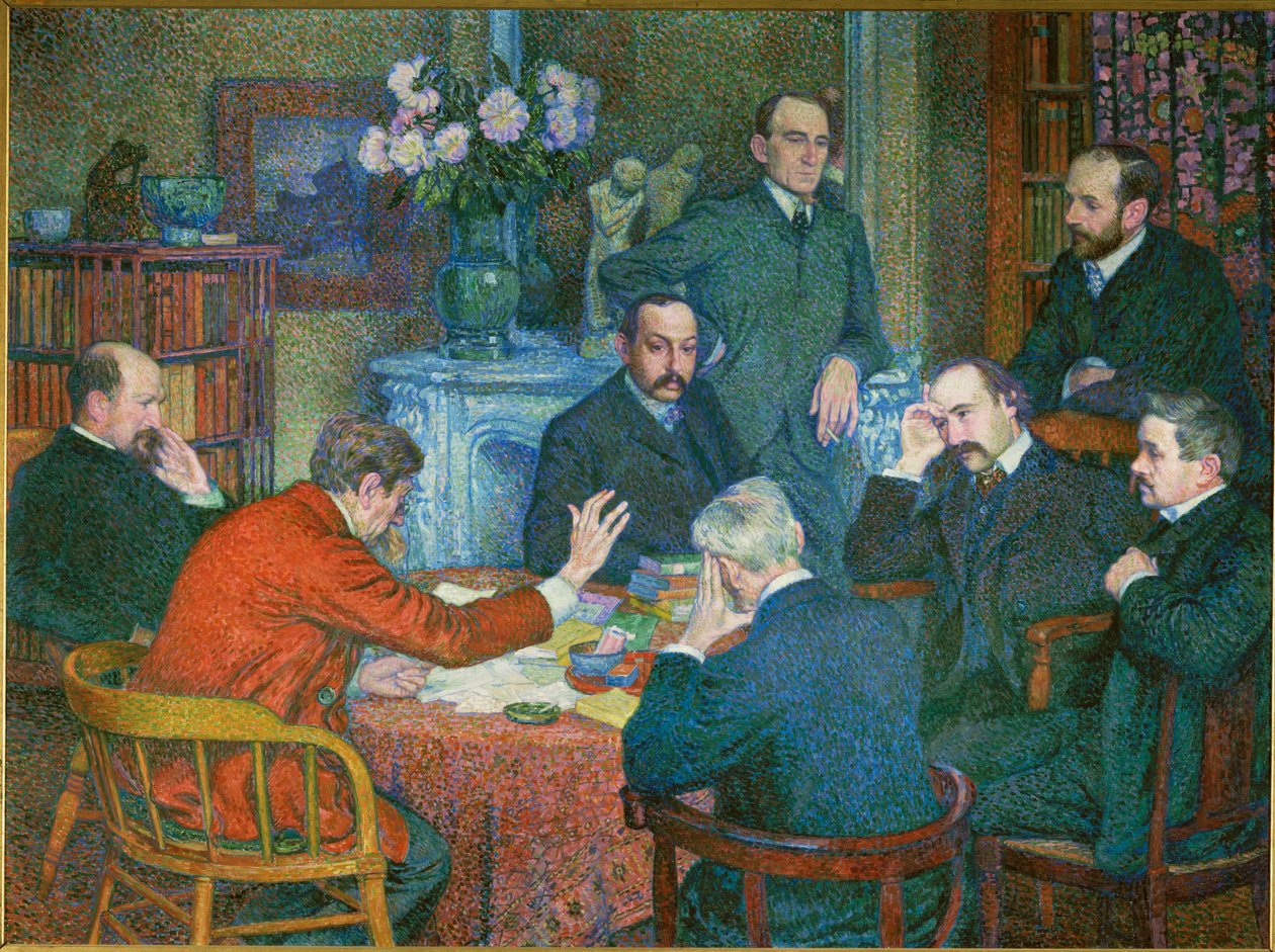 Reading by Theo van Rysselberghe