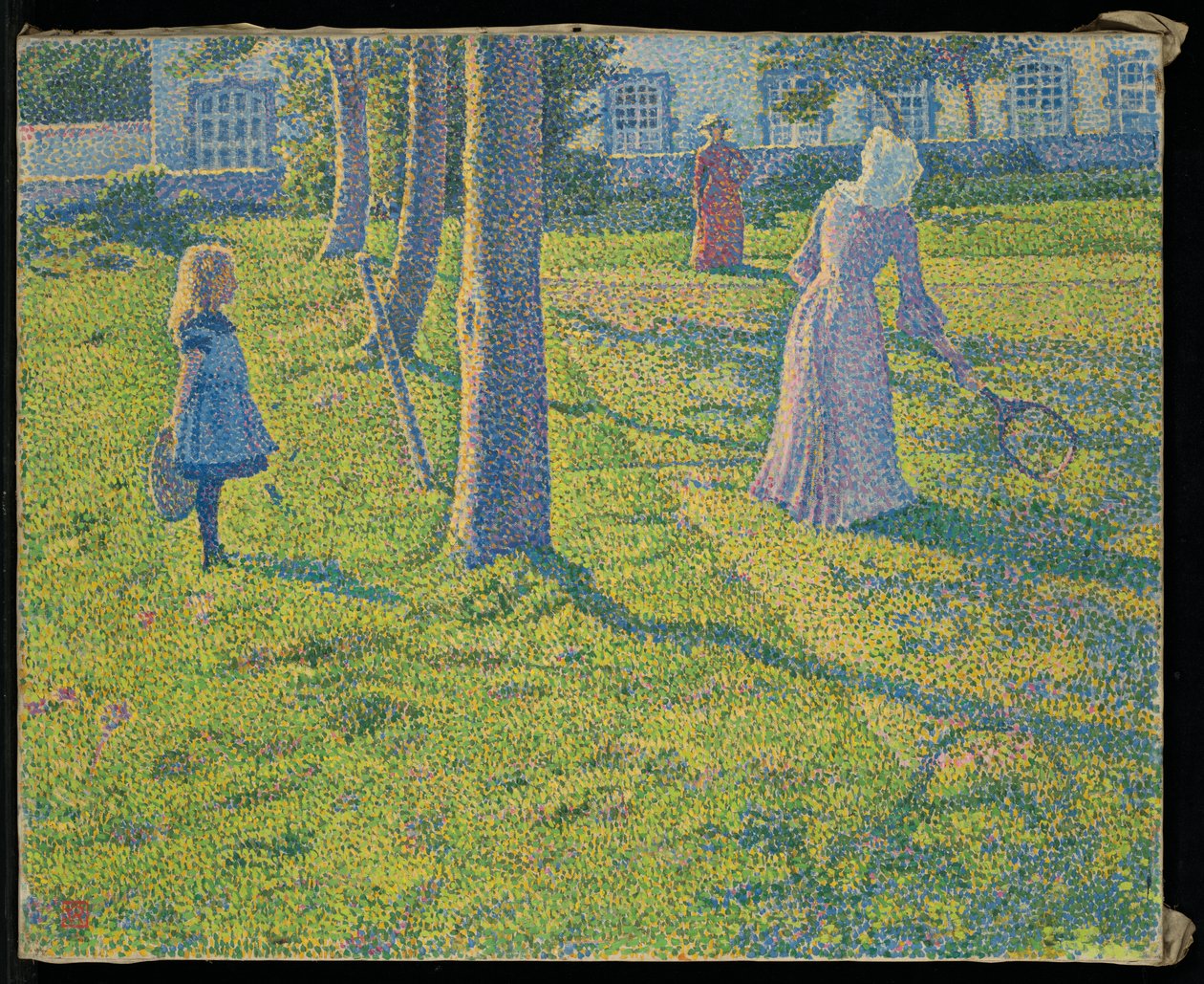At Thuin or The Tennis Game by Théo van Rysselberghe