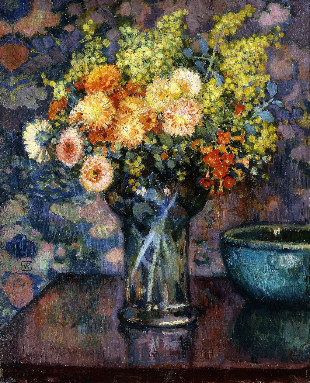 Vase of Flowers by Théo van Rysselberghe