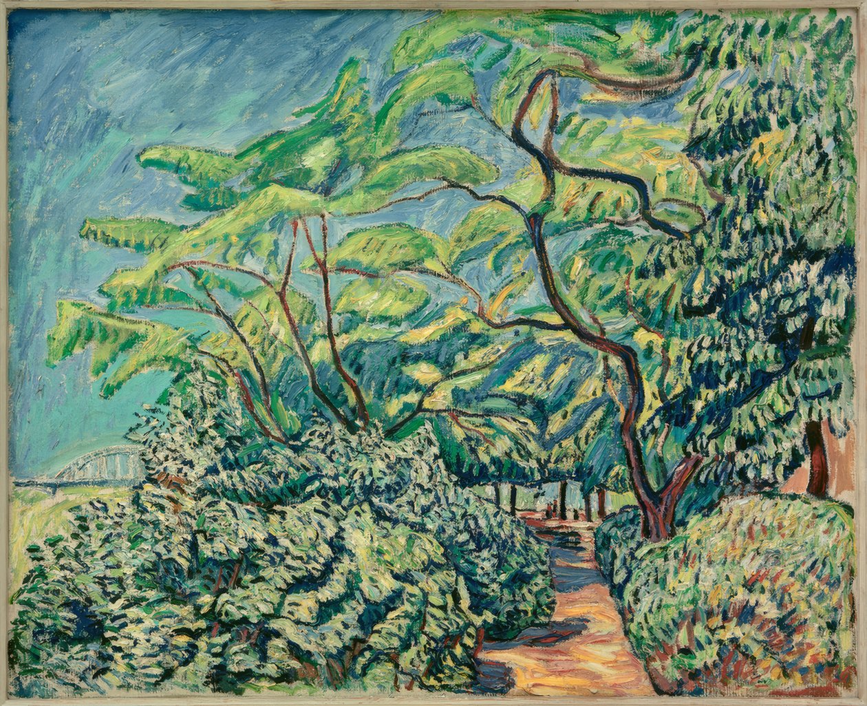 Road to Baumgartenbrück by Theo von Brockhusen