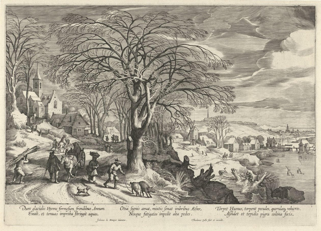 Winter (The Four Seasons) by Theodoor Galle