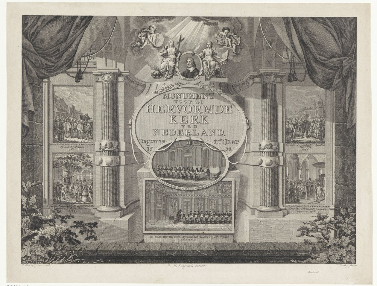 Monument for the Reformed Church of the Netherlands, from 1566 by Theodoor Koning