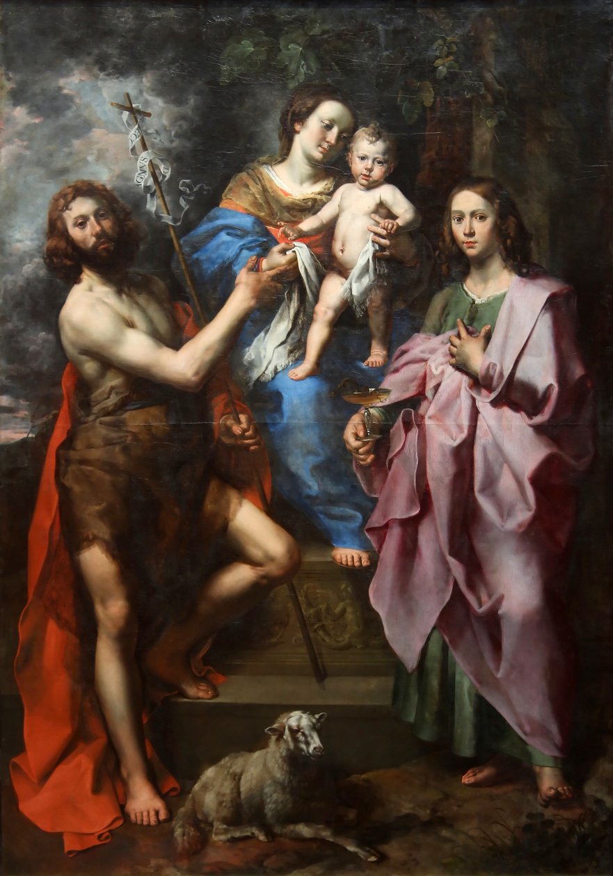The Virgin and Child between Saint John the Baptist and Saint John the Evangelist by Theodoor van Loon