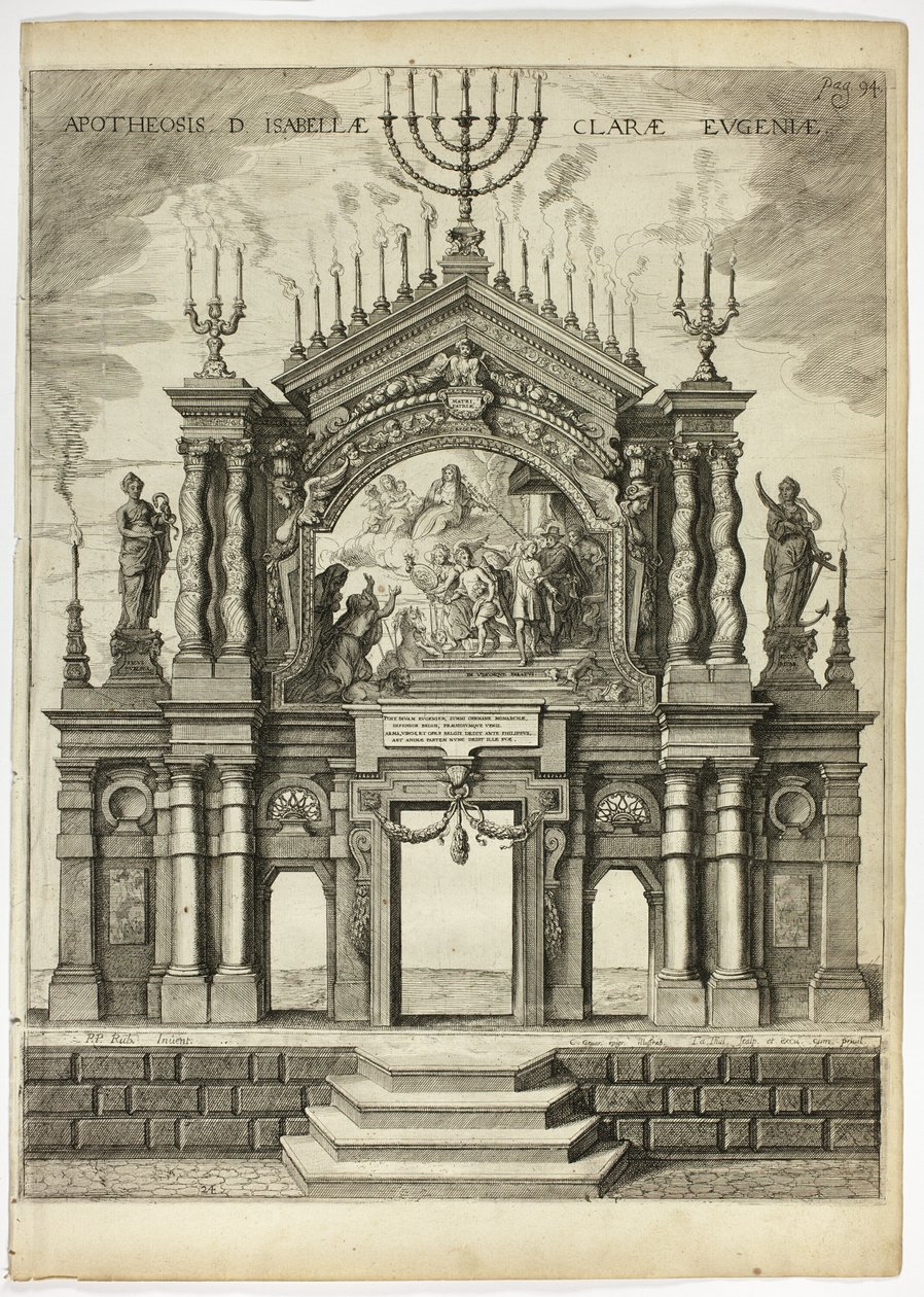 Stage in Memory of Isabella Clara Eugenia by Theodoor van Thulden