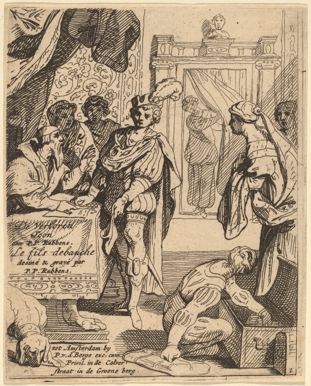 The Prodigal Son Receiving His Patrimony by Theodoor van Thulden after Sir Peter Paul Rubens