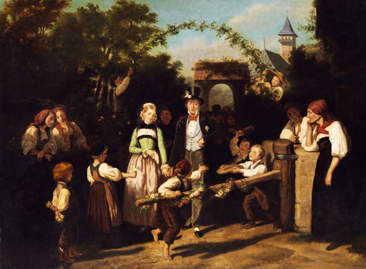 Reception of the Wedding Couple by Theodor Schüz