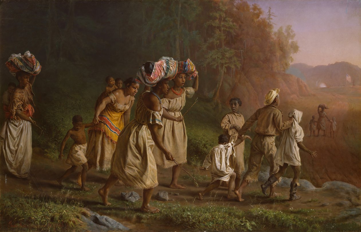 On to Liberty, 1867 by Theodor Kaufmann