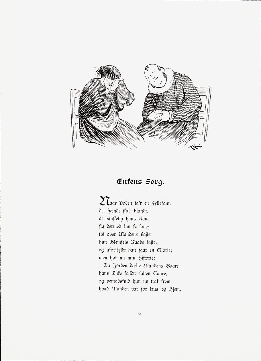 Illustration from the book Stories by Munthe, Peter and published by Dybwad (1896) by Theodor Kittelsen