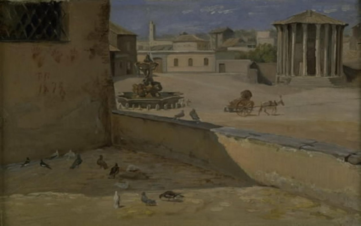 The So-Called Temple of Vesta in Rome by Theodor Philipsen