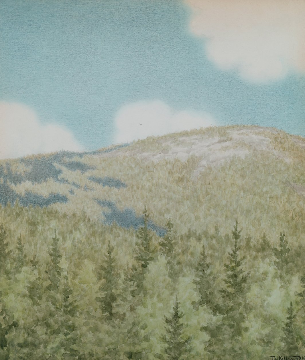 A Bird Flew There by Theodor Severin Kittelsen