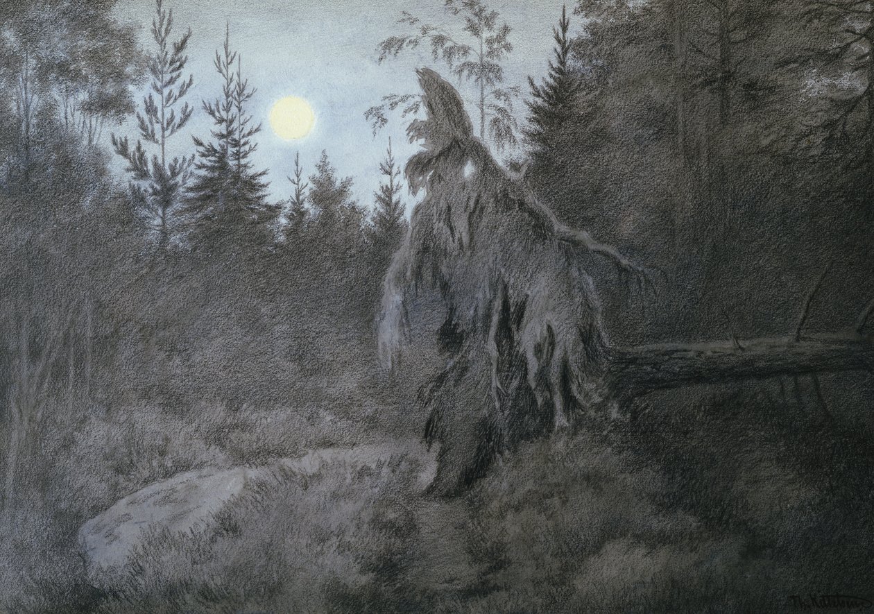 Creepy, Crawly, Rustling, Bustling by Theodor Kittelsen