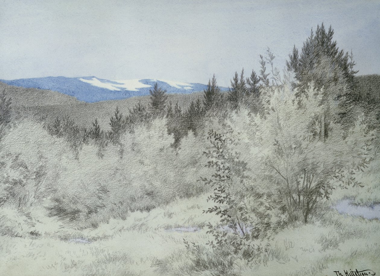 Far Far Away in the Forest by Theodor Severin Kittelsen