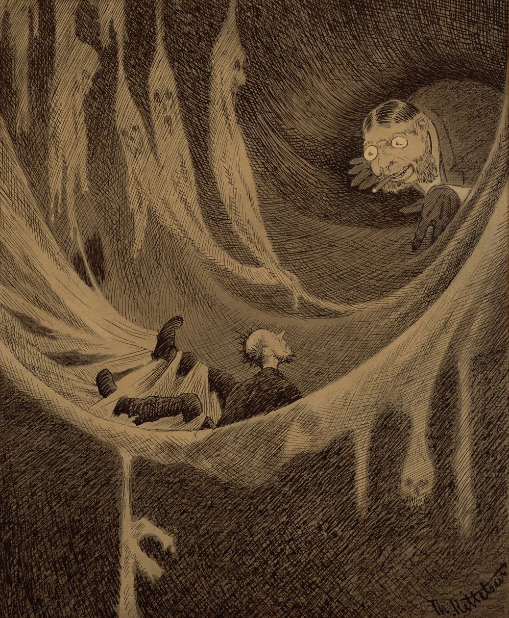 In the Web by Theodor Severin Kittelsen