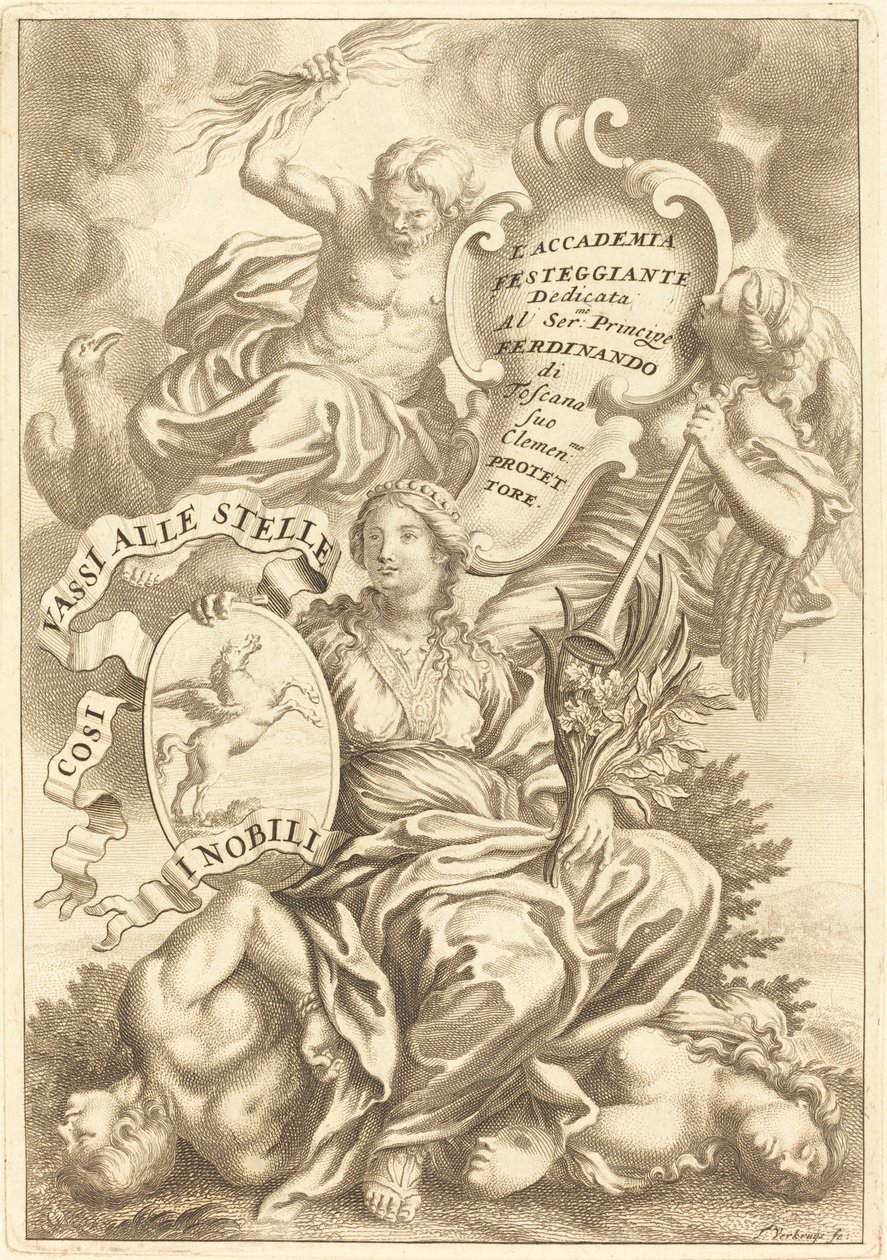 Dedication Plate by Theodor Verkruis