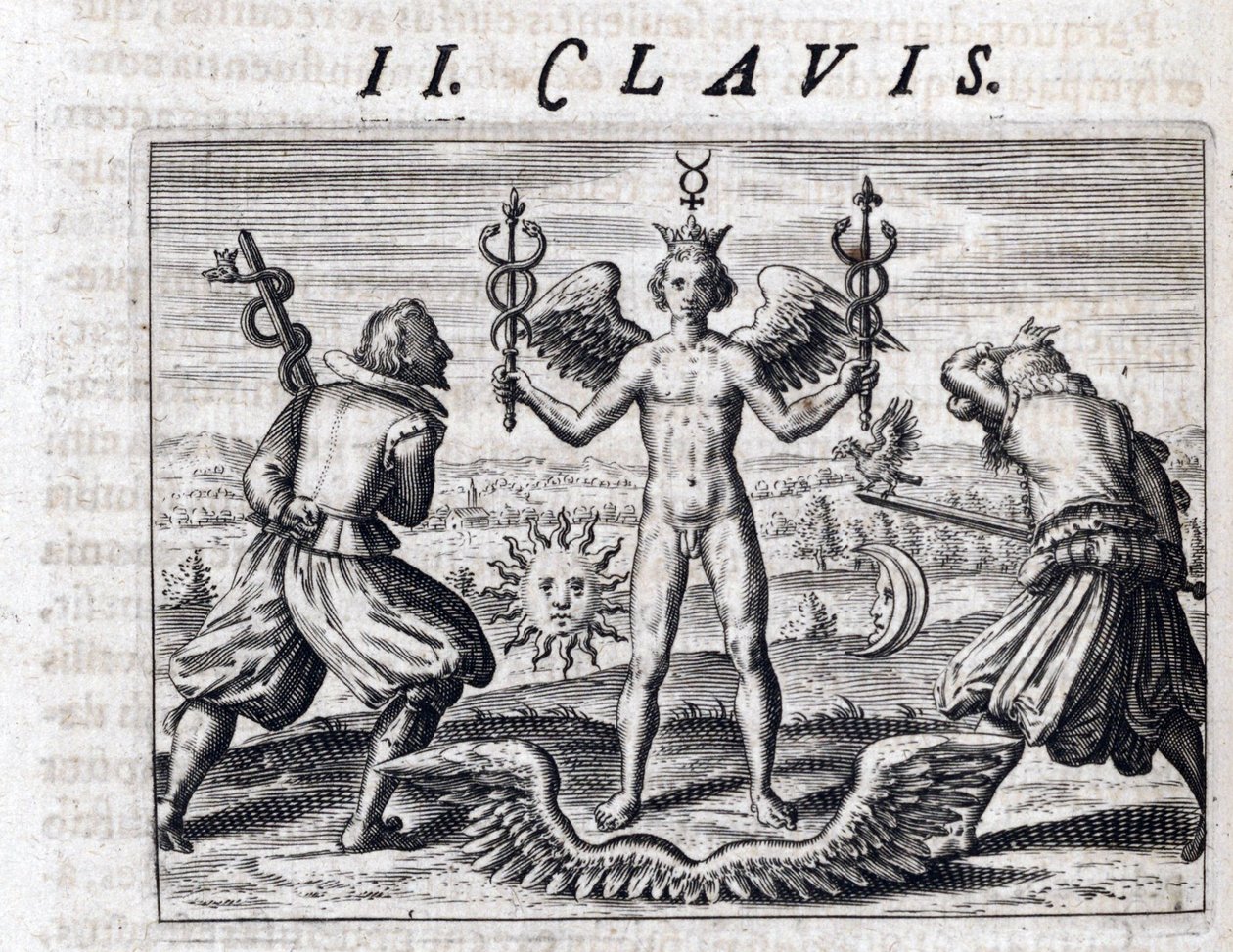 Symbolic Composition of Alchemy - Engraving by Theodore de Bry by Theodor de Bry